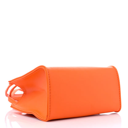Telfar Vegan Leather Small Shopping Bag Orange 4 of 10