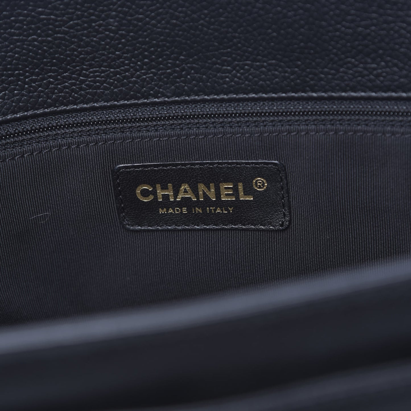 Calfskin Cerf Shopper Tote Black