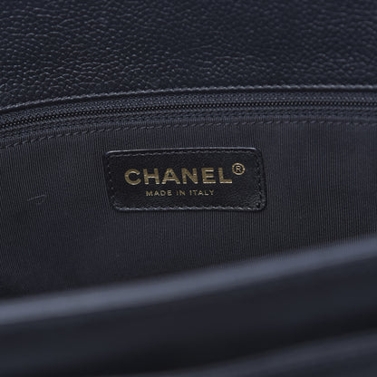 Chanel Calfskin Cerf Shopper Tote Black 6 of 16