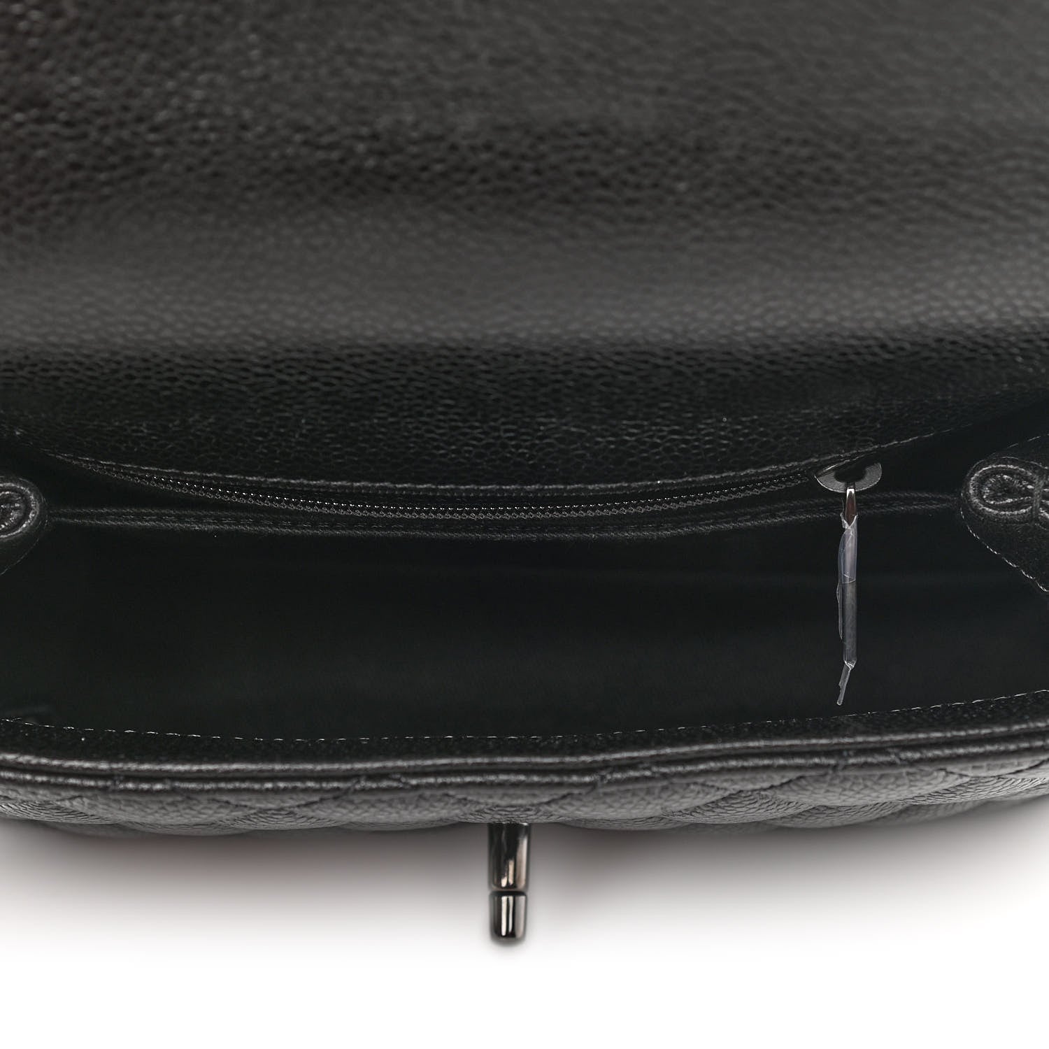 Chanel Caviar Quilted Mini Coco Handle Flap So Black 5 of 11