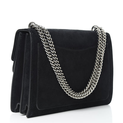 Gucci Suede Medium Dionysus Shoulder Bag Black 3 of 11