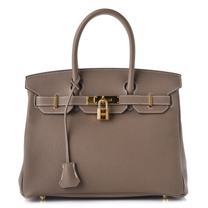 Hermes Togo Birkin 30 Etoupe 1 of 38