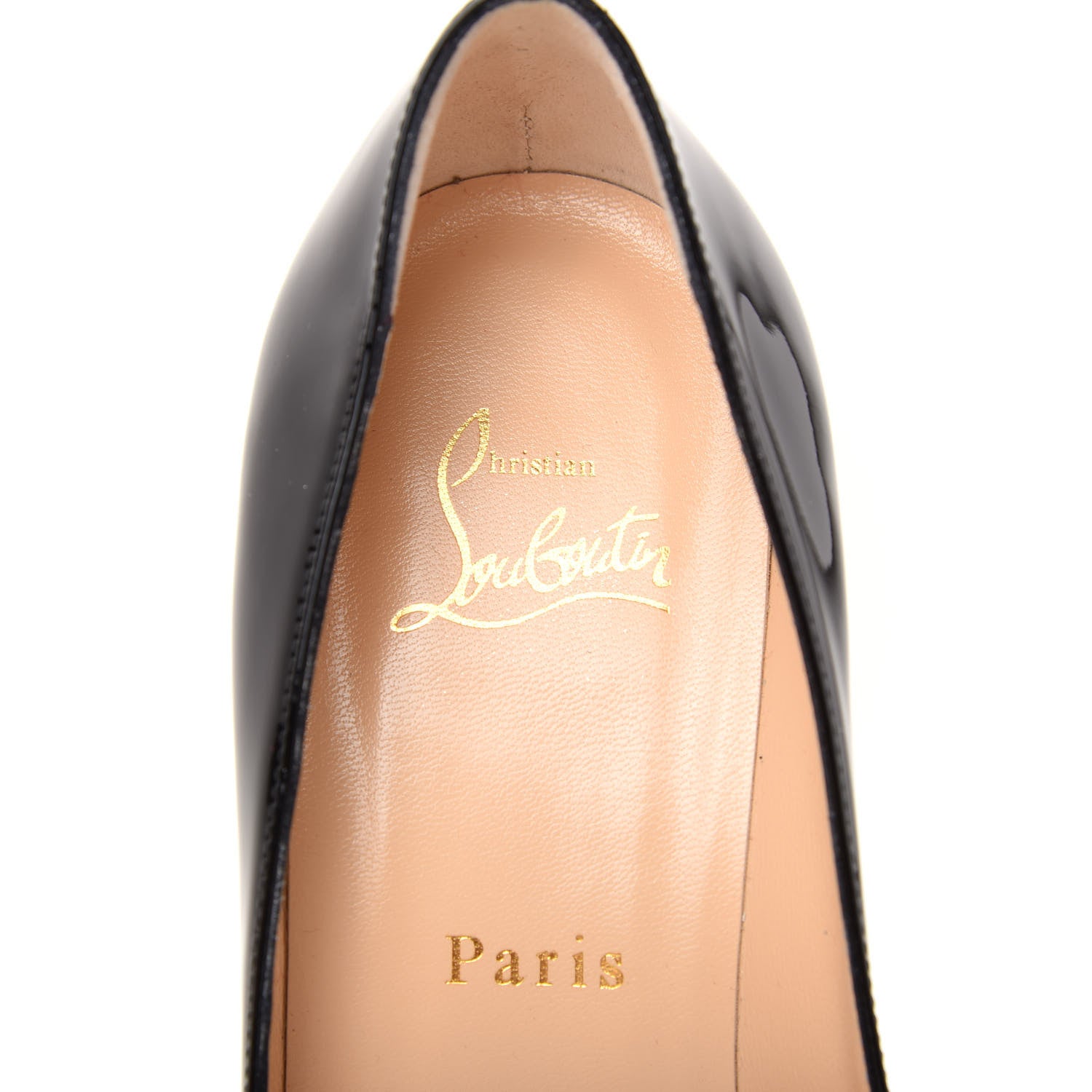 Christian Louboutin Patent Simple 70 Pumps 38.5 Black 8 of 9