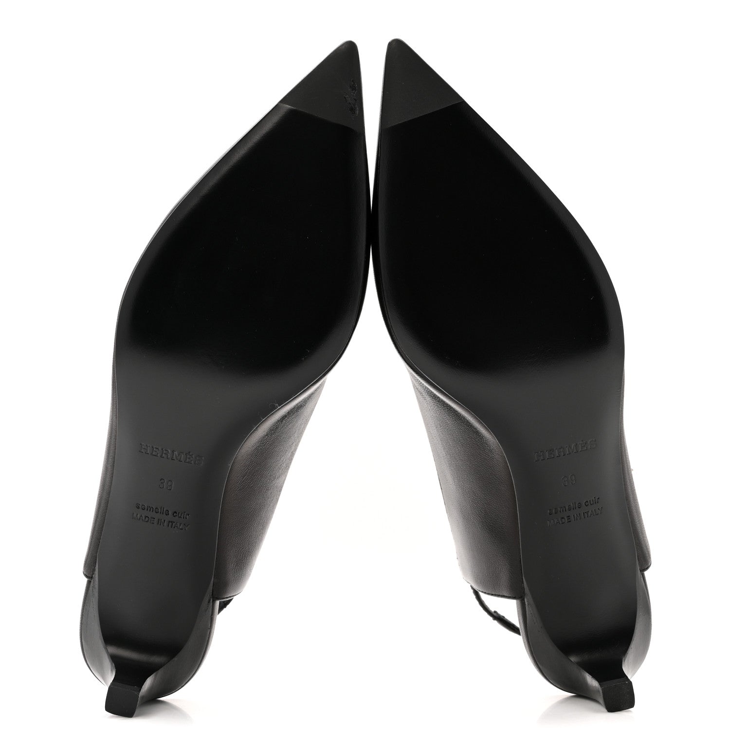 Hermes Nappa Lover 40 Pumps 39 Black 6 of 12