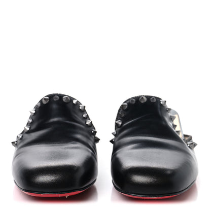 Christian Louboutin Patent Shiny Nappa Spikes Sun 35 Mules 38.5 Version Black 3 of 9