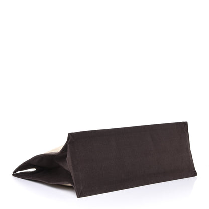 Saint Laurent Linen Calfskin Rive Gauche Tote Natural 3 of 4
