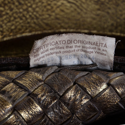 Bottega Veneta Intrecciato Large Cabat Platino Ossidato 7 of 8