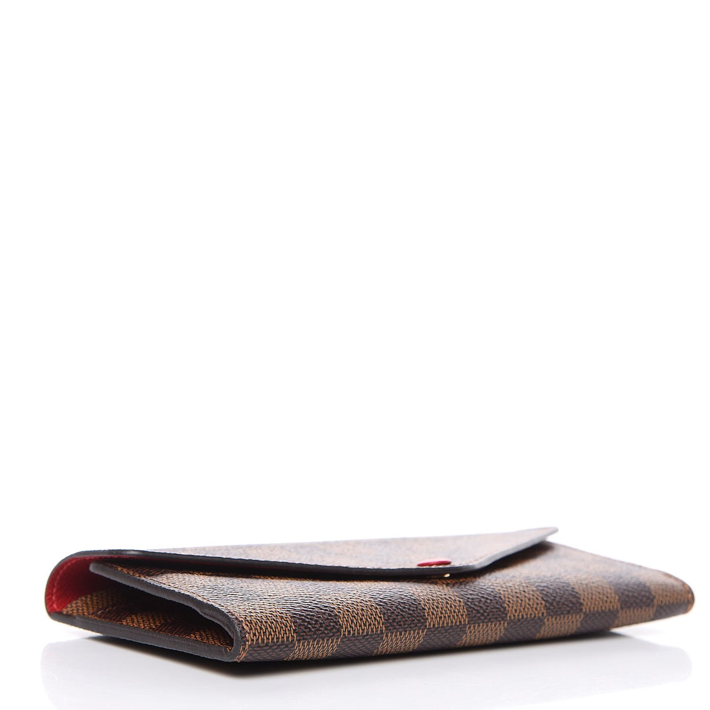Damier Ebene Josephine Wallet Red