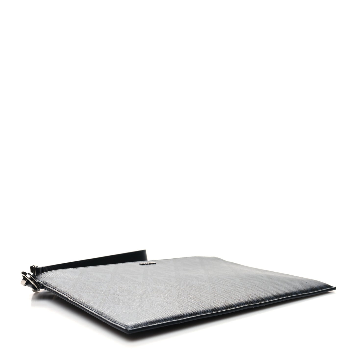 Coated Canvas CD Diamond Hit The Road A5 Pouch Black