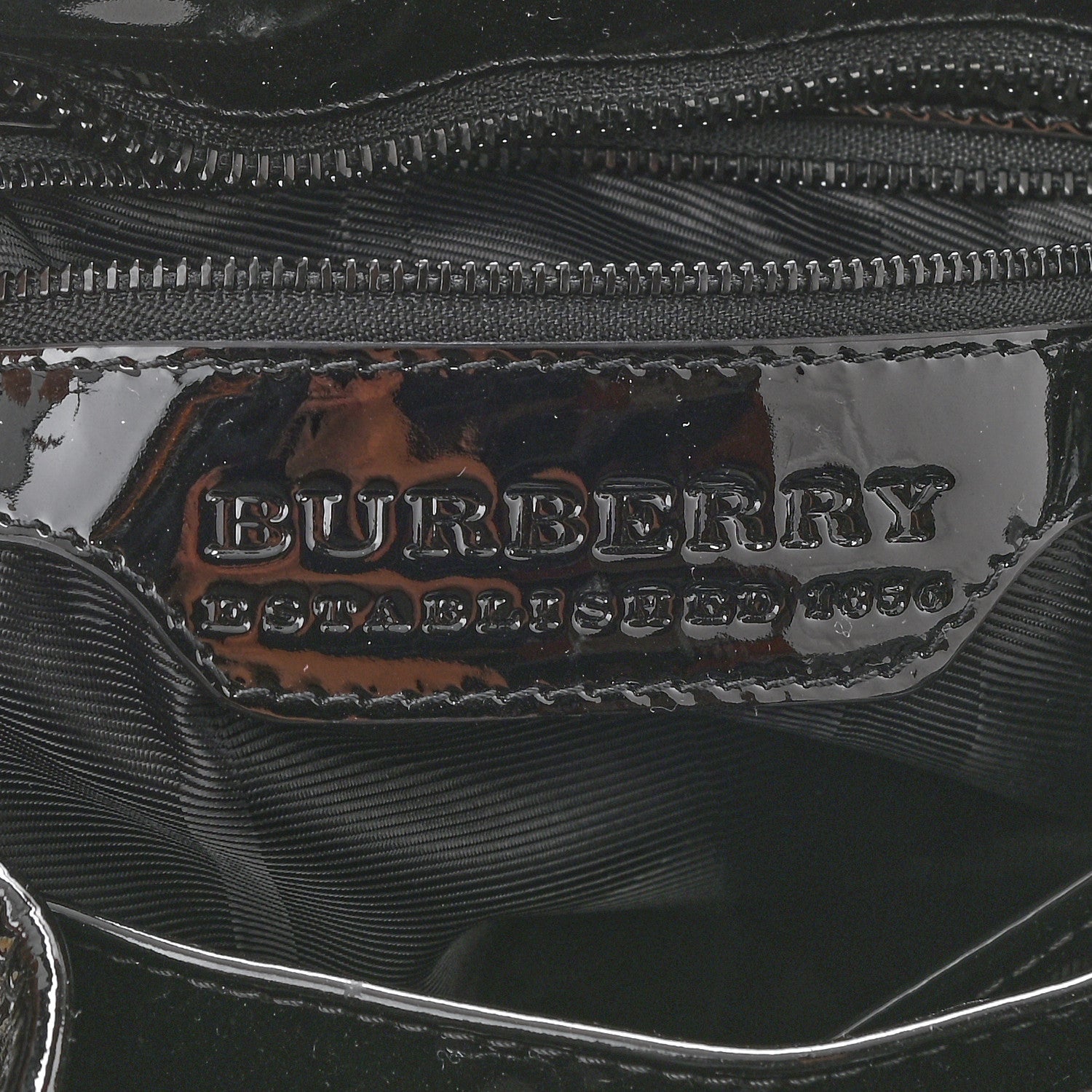 Burberry Prorsum Patent Studded Shoulder Bag Black 6 of 7