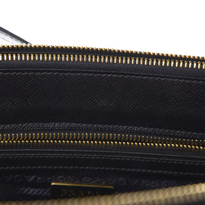 Prada Saffiano Small Galleria Double Zip Tote Black 8 of 11