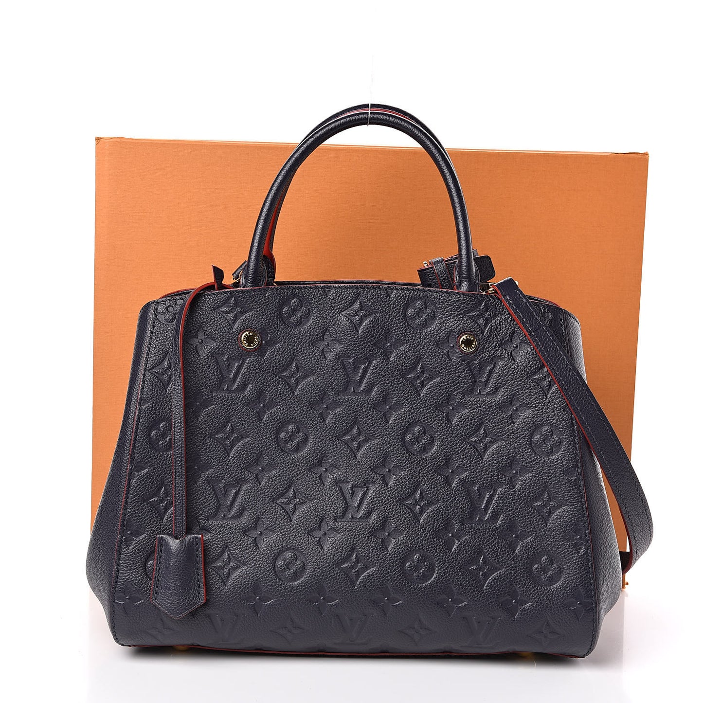 Empreinte Montaigne MM Marine Rouge