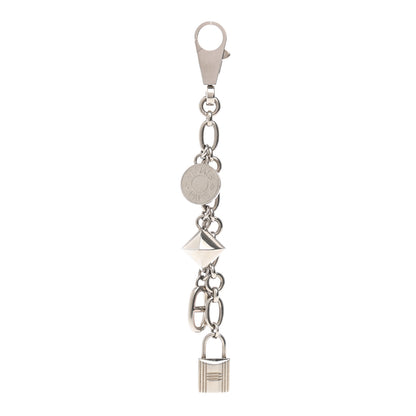 Hermes Palladium Olga Bag Charm Silver 1 of 4