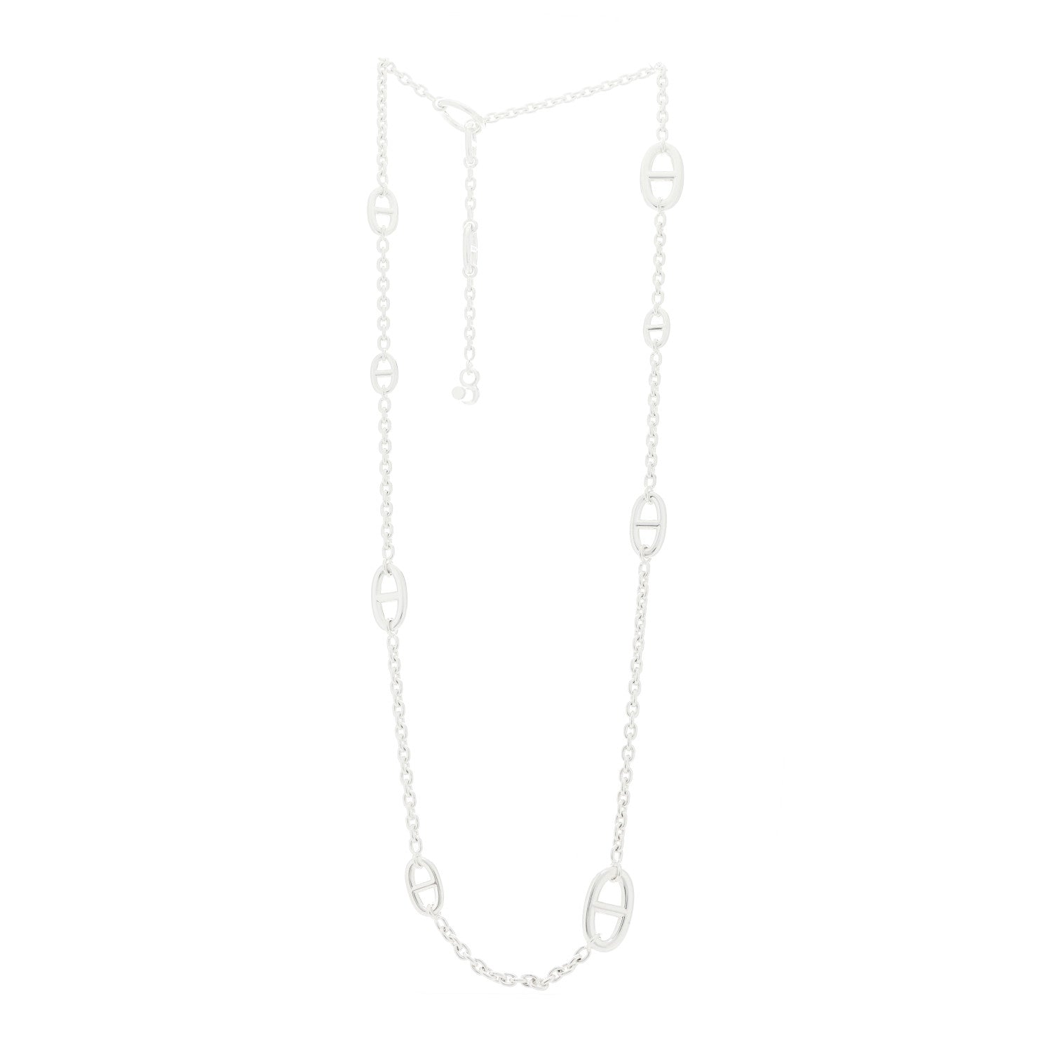 Hermes Sterling Silver Farandole Necklace 80 3 of 6