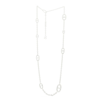 Hermes Sterling Silver Farandole Necklace 80 3 of 6