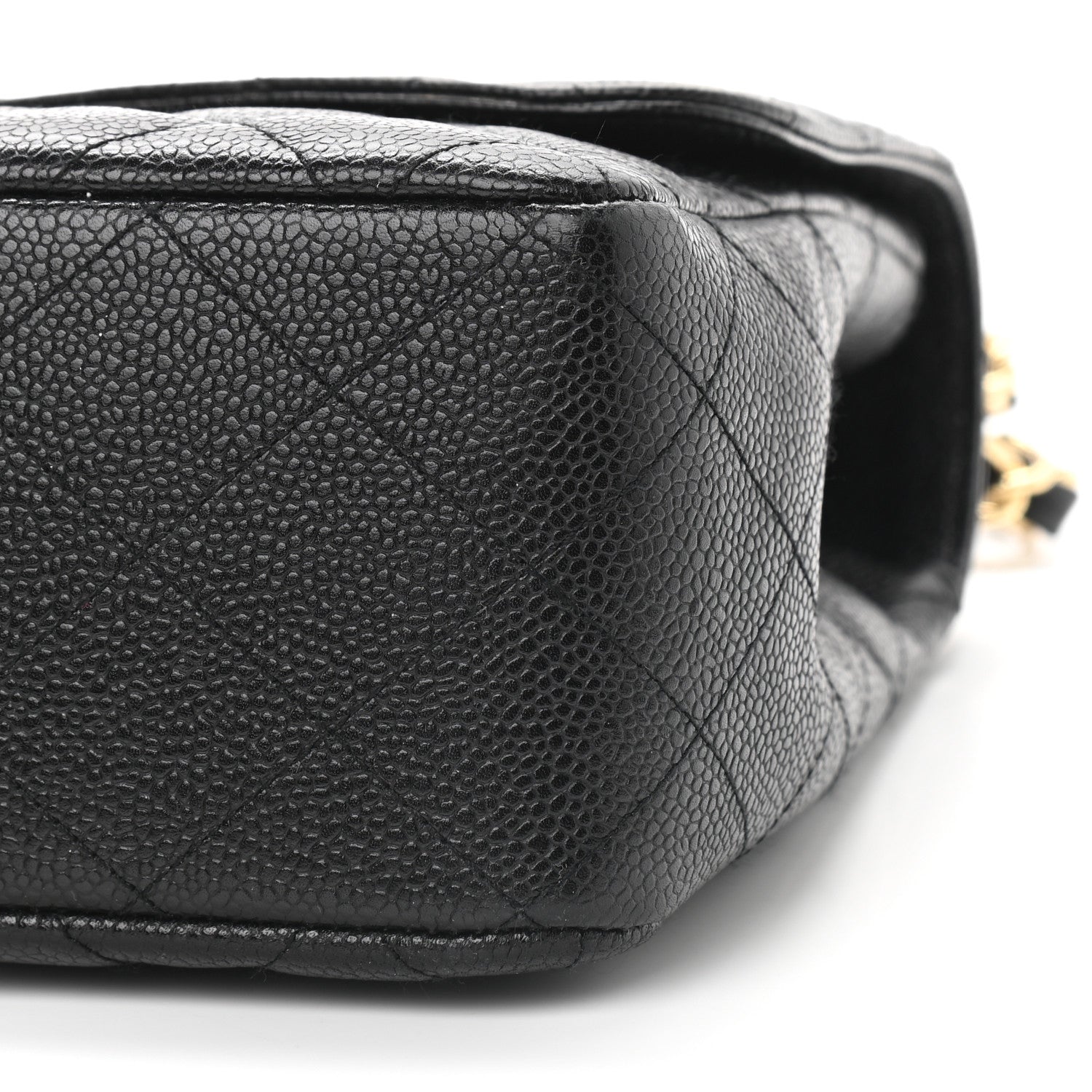 Chanel Caviar Quilted Jumbo Single Flap Black 9 of 9