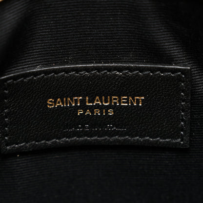 Saint Laurent Grain De Poudre Uptown Pouch Dark Beige 6 of 8