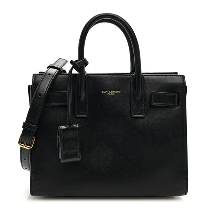 Saint Laurent Calfskin Nano Sac De Jour Black 1 of 12