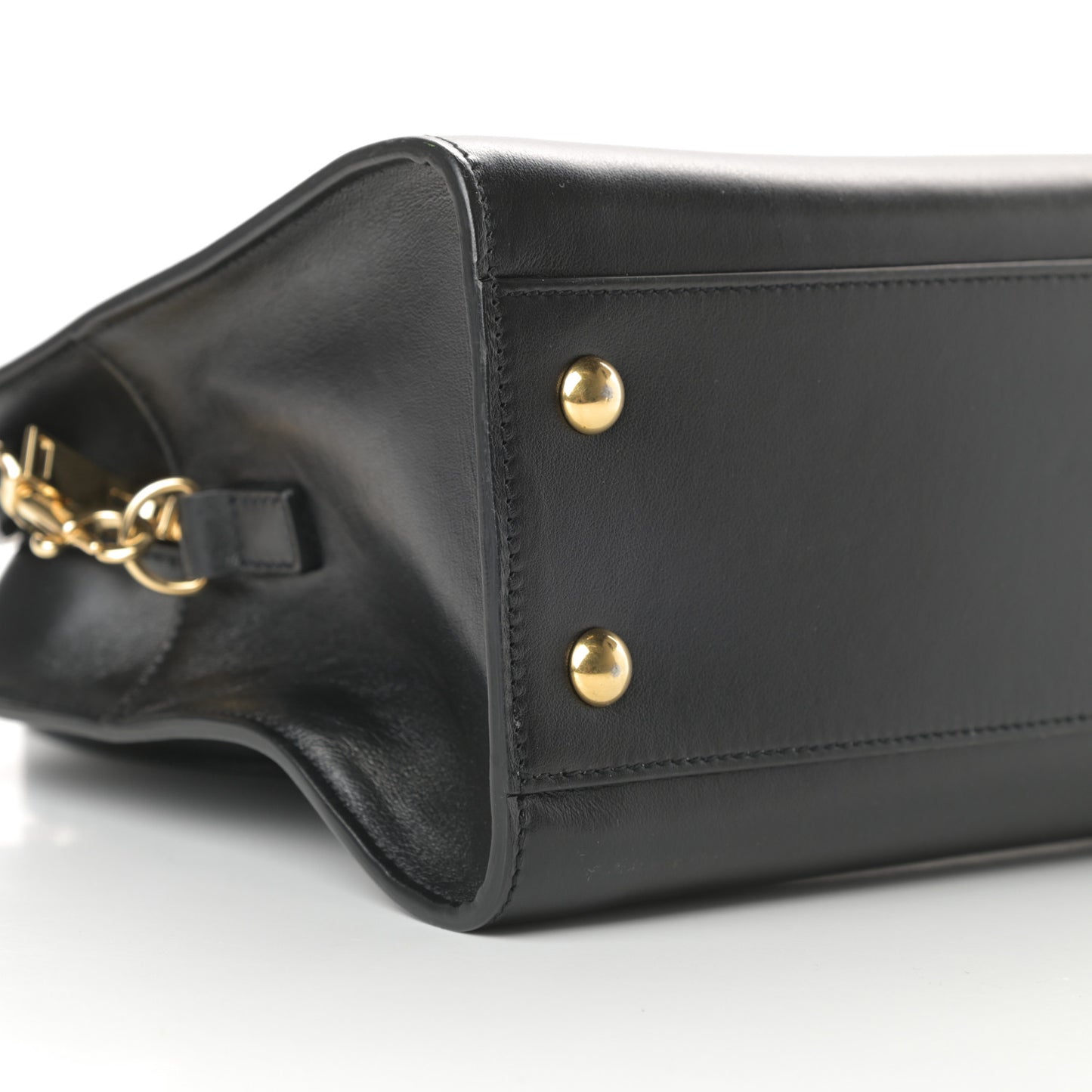 Calfskin Monogram Baby Cabas Black