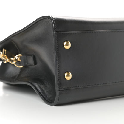 Saint Laurent Calfskin Monogram Baby Cabas Black 9 of 12