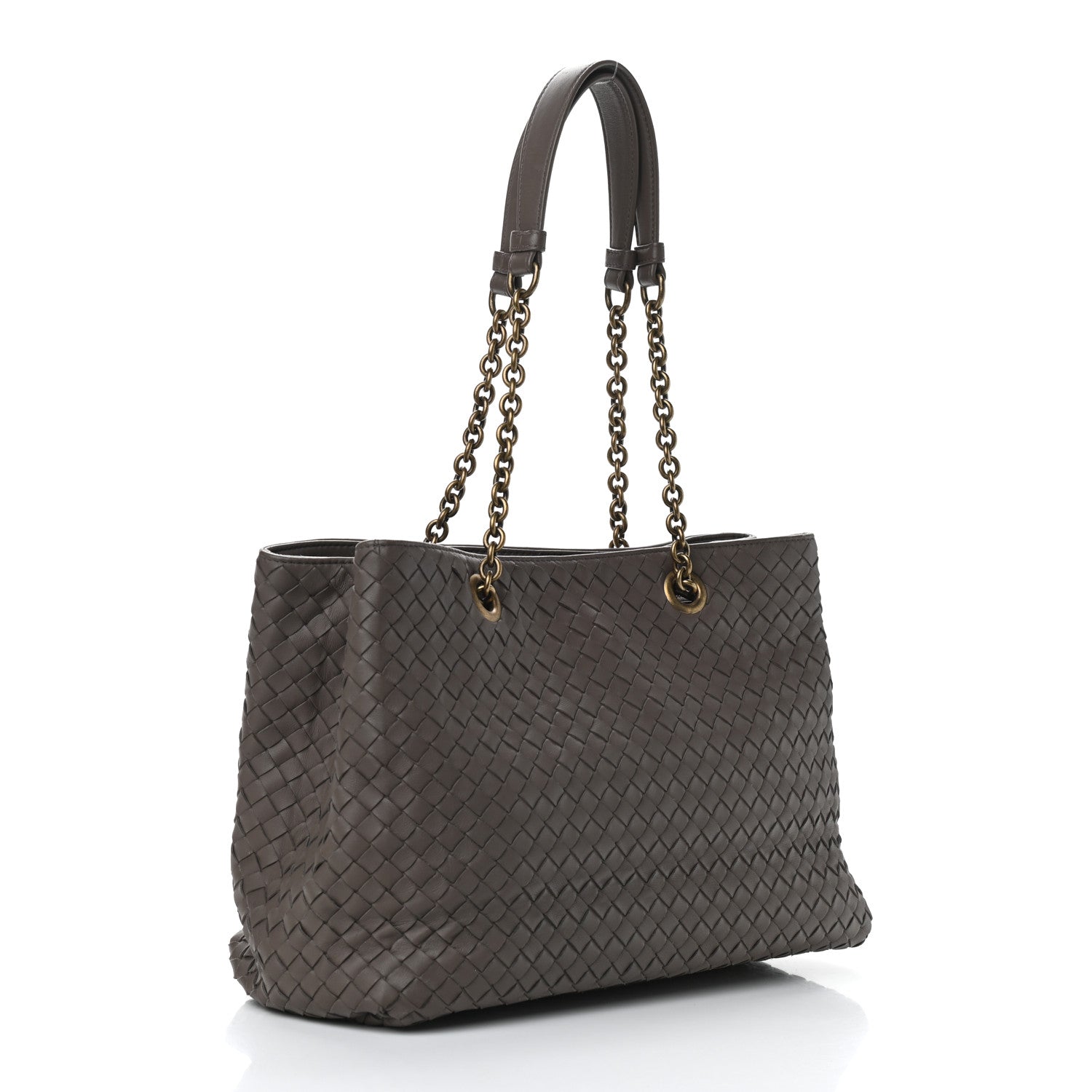 Bottega Veneta Nappa Intrecciato Medium Tote Grey 3 of 12