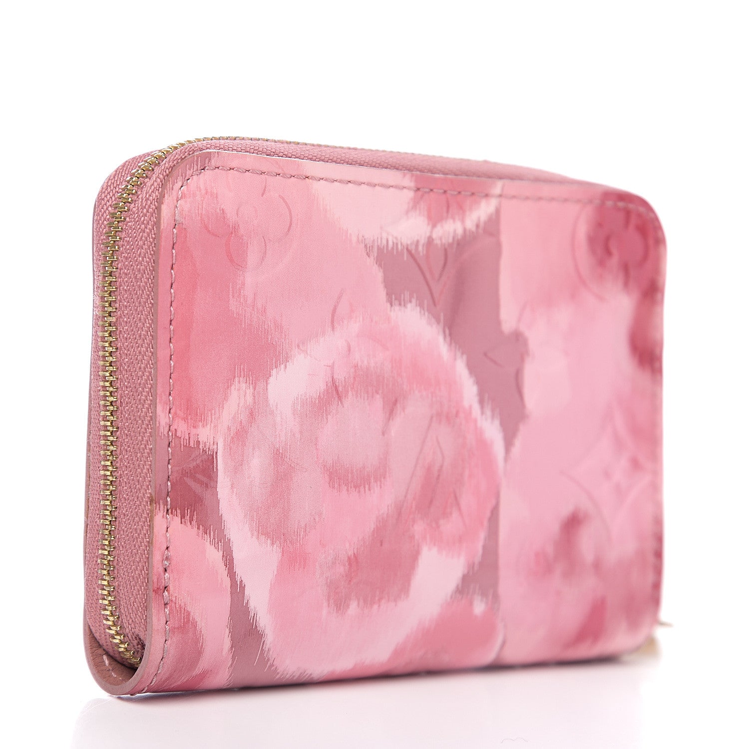 Louis Vuitton Vernis Ikat Zippy Coin Purse Rose Velours 2 of 5