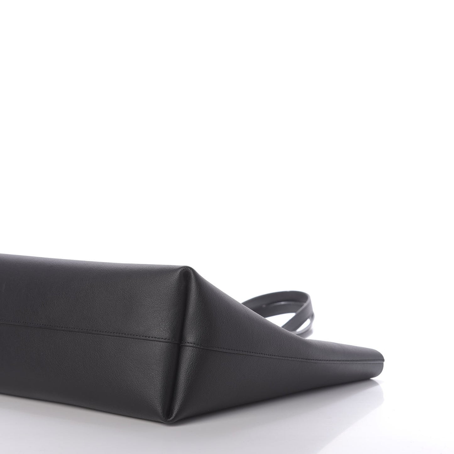 Calfskin Large Shopping Tote Black