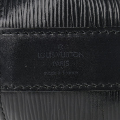 Louis Vuitton Epi Sac a Dos Drawstring Bag Black 5 of 9
