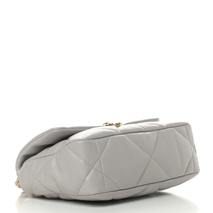 Chanel Lambskin Quilted Medium Chanel 19 Flap Grey 4 of 11