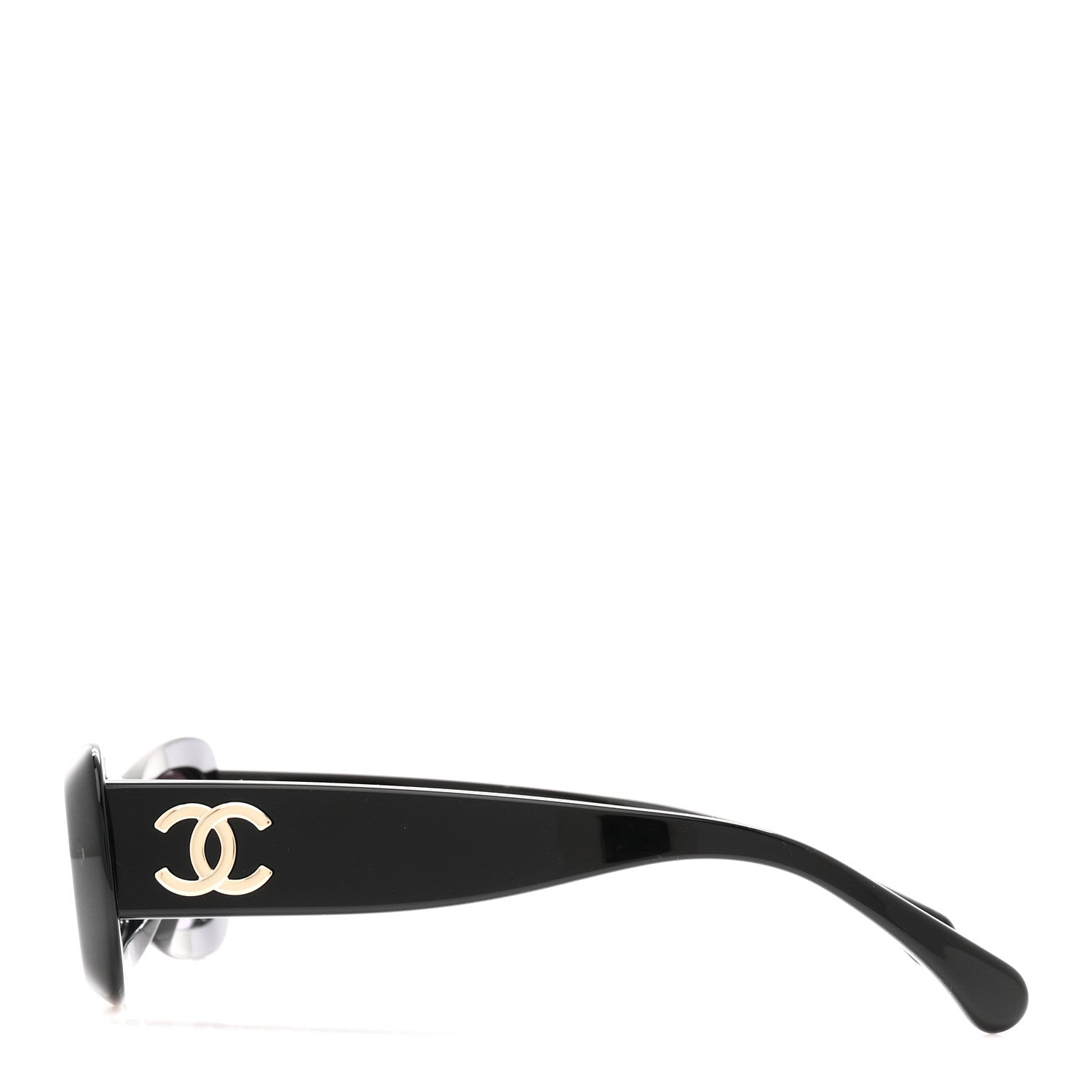Chanel Acetate Butterfly CC Sunglasses 71751A Black 3 of 8