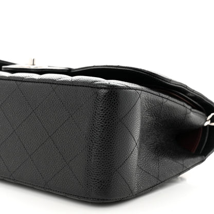 Chanel Caviar Quilted Jumbo Double Flap Black 10 of 10