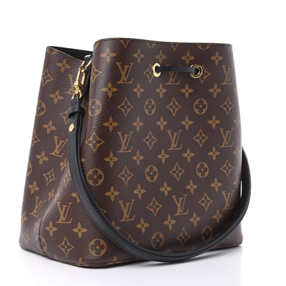 Louis Vuitton Monogram Neonoe MM Black 3 of 8