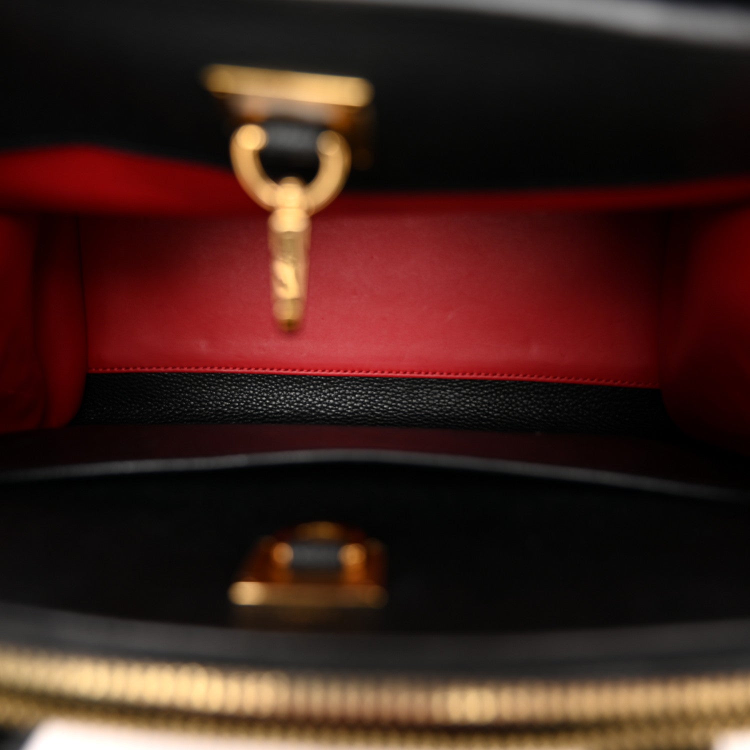 Louis Vuitton Taurillon City Steamer PM Black Rouge 5 of 9