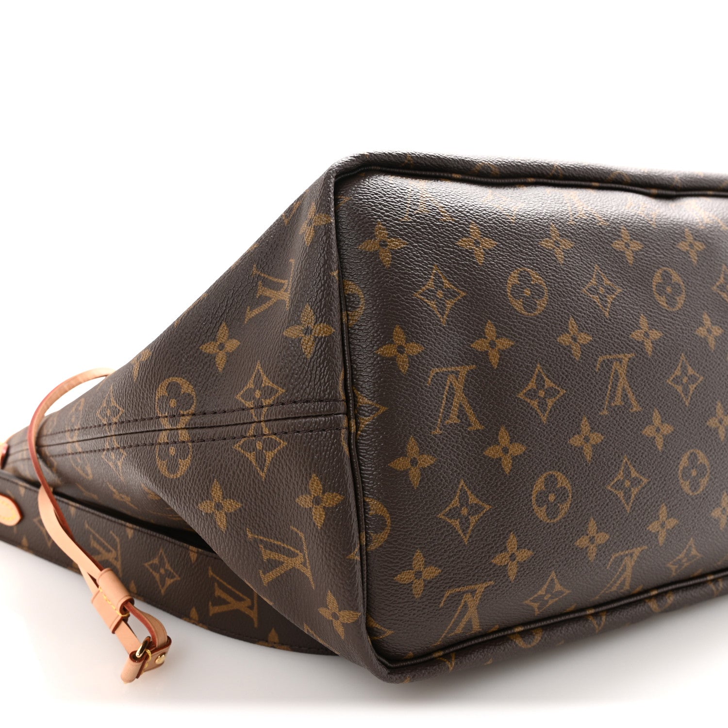 Louis Vuitton Monogram Stamped Inside Out Neverfull Bandouliere GM Beige 7 of 8