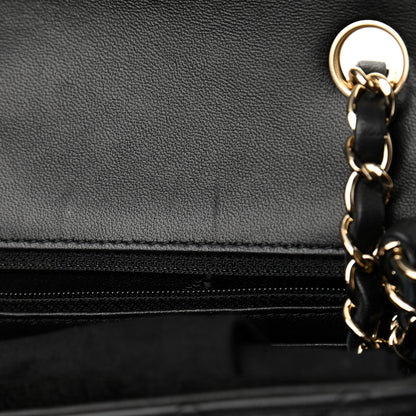 Chanel Lambskin Quilted Mini Rectangular Flap Black 12 of 13