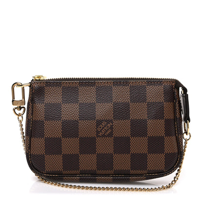 Louis Vuitton Damier Ebene Mini Pochette Accessories 1 of 8