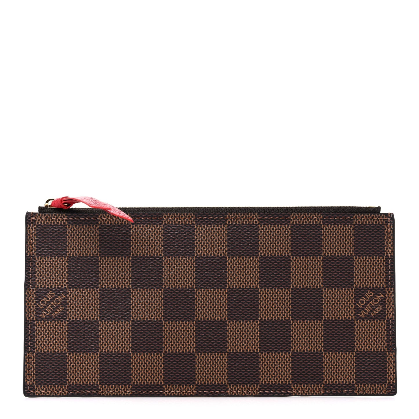 Damier Ebene Felicie Chain Wallet Zippered Insert