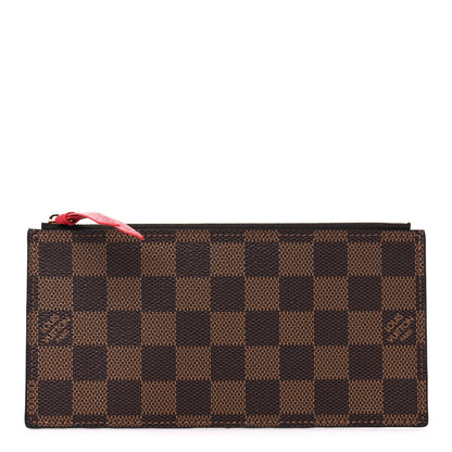Louis Vuitton Damier Ebene Felicie Chain Wallet Zippered Insert 1 of 6