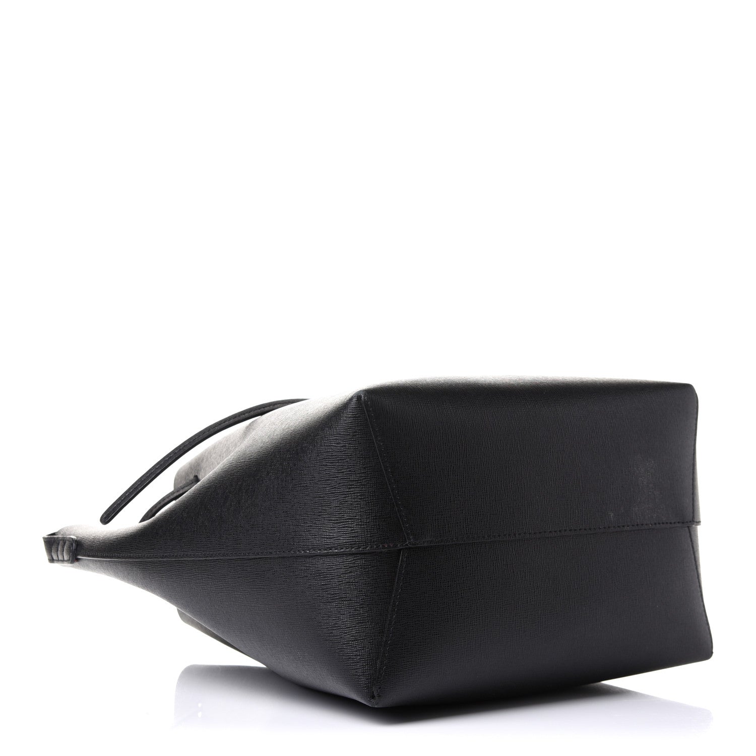 Mansur Gavriel Saffiano Bucket Bag Black Flamma 4 of 14