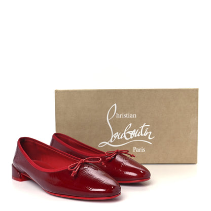 Christian Louboutin Patent Sweetie Jane Ballerina Flats 38 Loubi 9 of 9