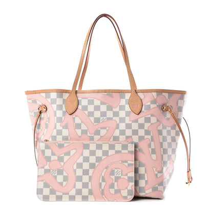 Louis Vuitton Damier Azur Tahitienne Neverfull MM 1 of 13