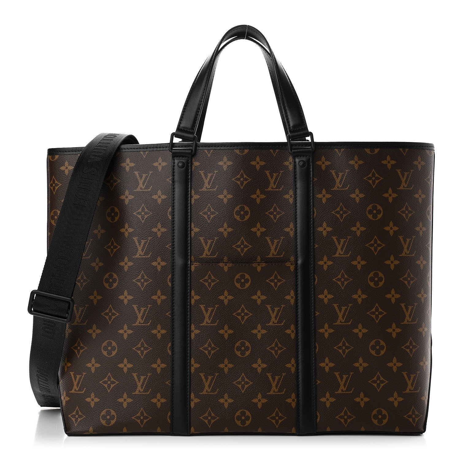 Louis Vuitton Monogram Macassar Weekend Tote GM 1 of 10