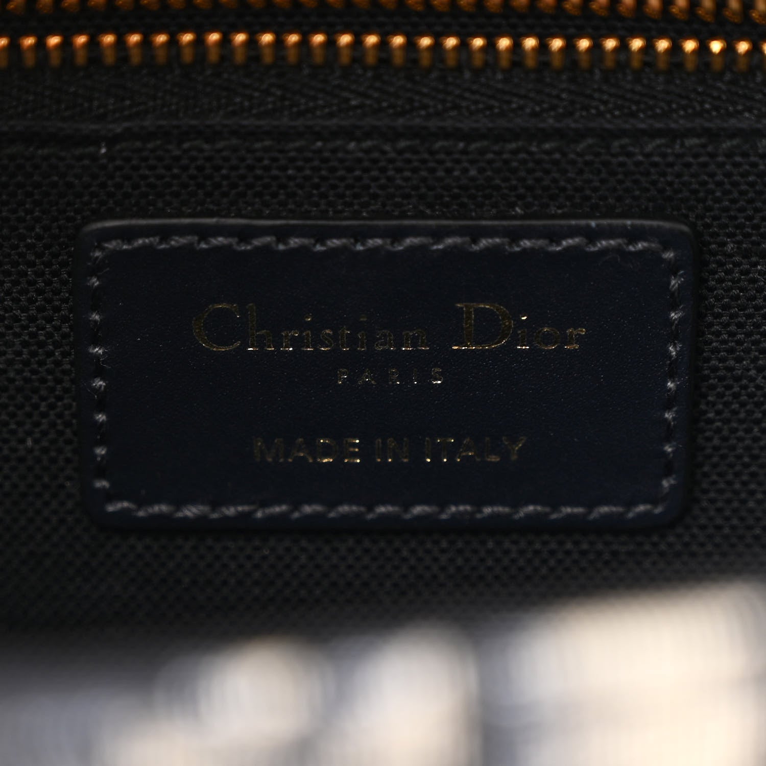 Christian Dior Oblique 30 Montaigne Flap Bag Blue 6 of 12