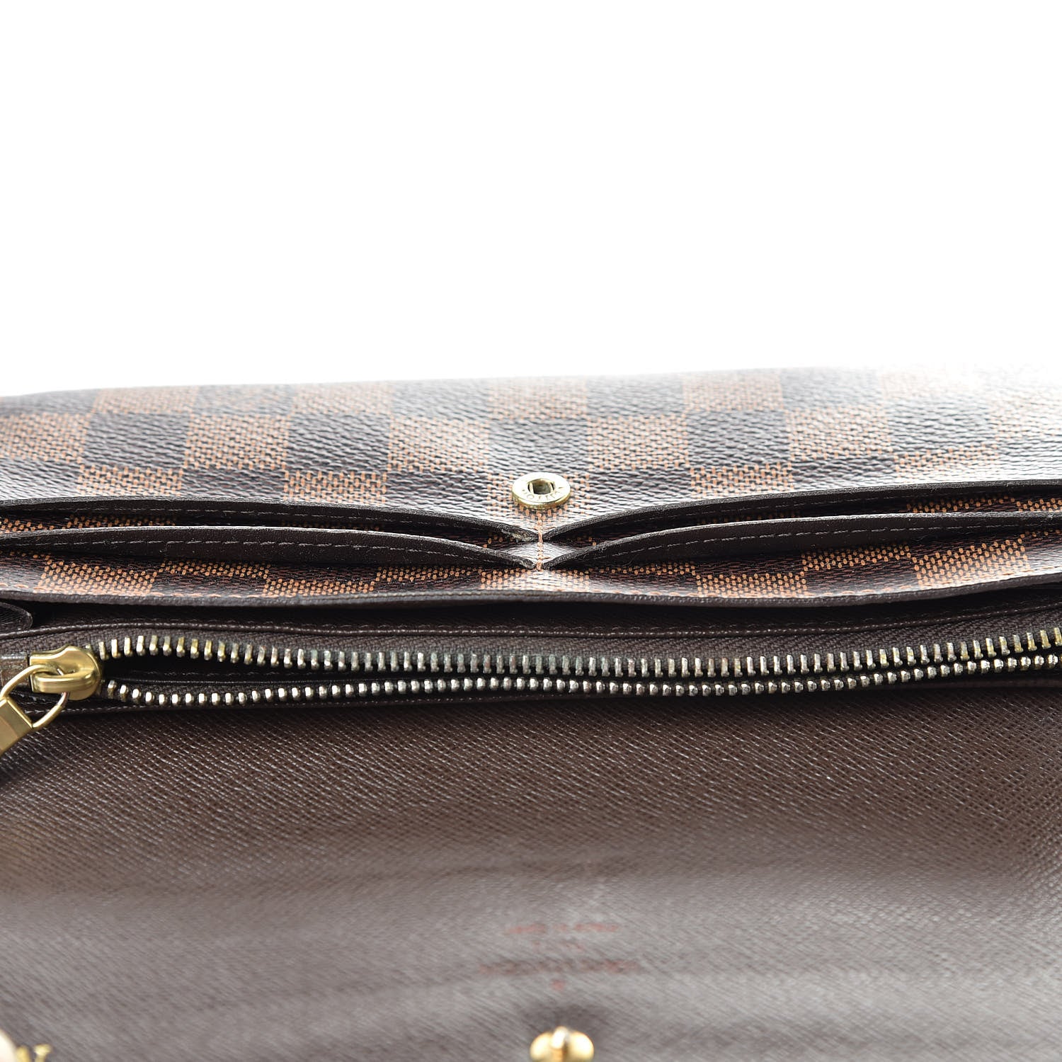 Louis Vuitton Damier Ebene Sarah Wallet 9 of 14