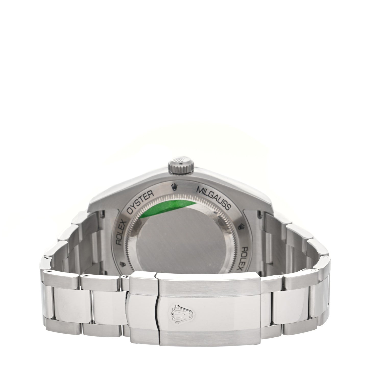 Stainless Steel 40mm Oyster Perpetual Milgauss Watch Black Dial 116400GV
