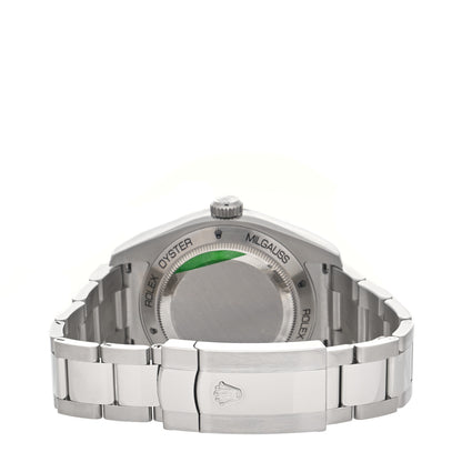 Rolex Stainless Steel 40mm Oyster Perpetual Milgauss Watch Black Dial 116400GV 3 of 5
