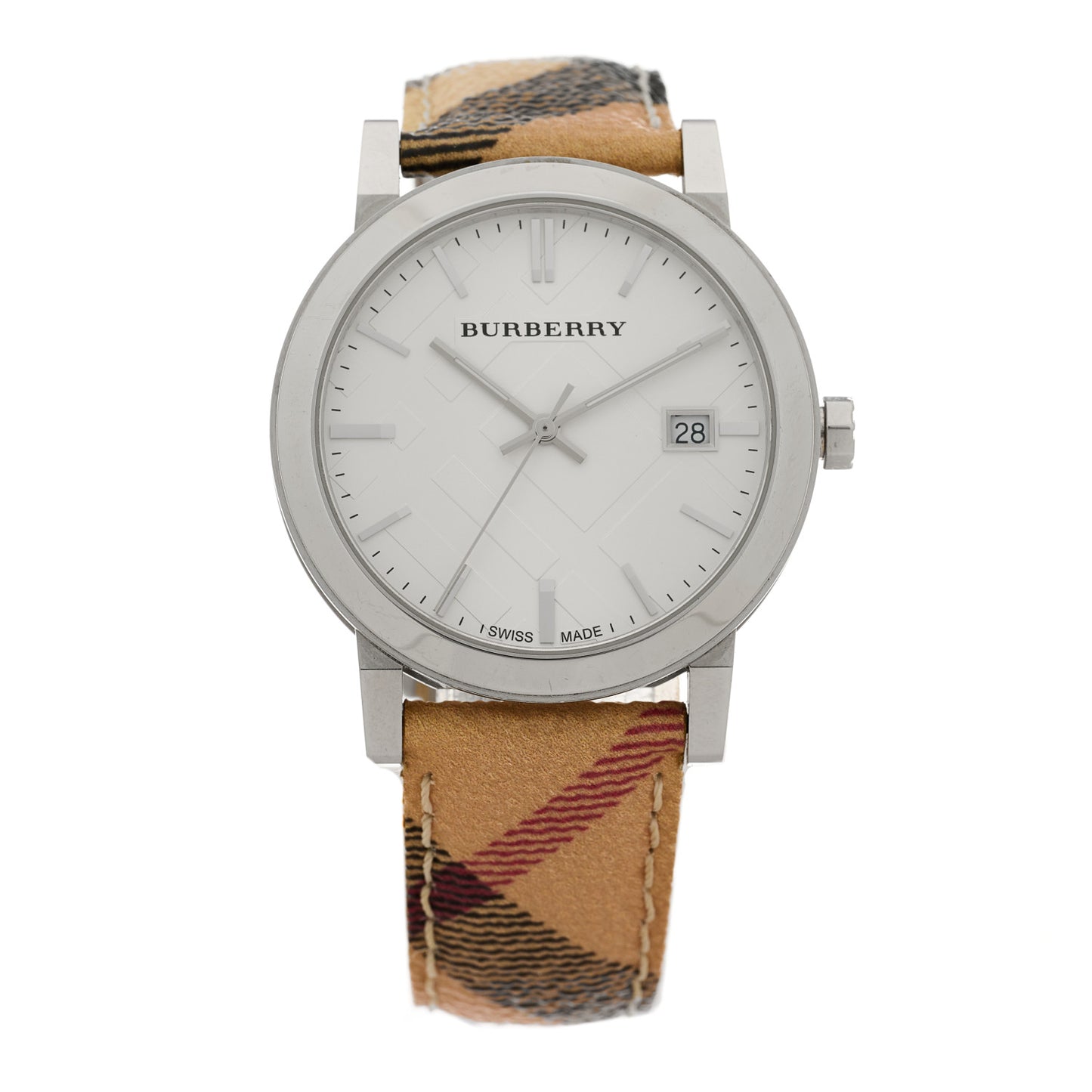 Stainless Steel Calfskin 38mm The City Quartz Watch BU9025
