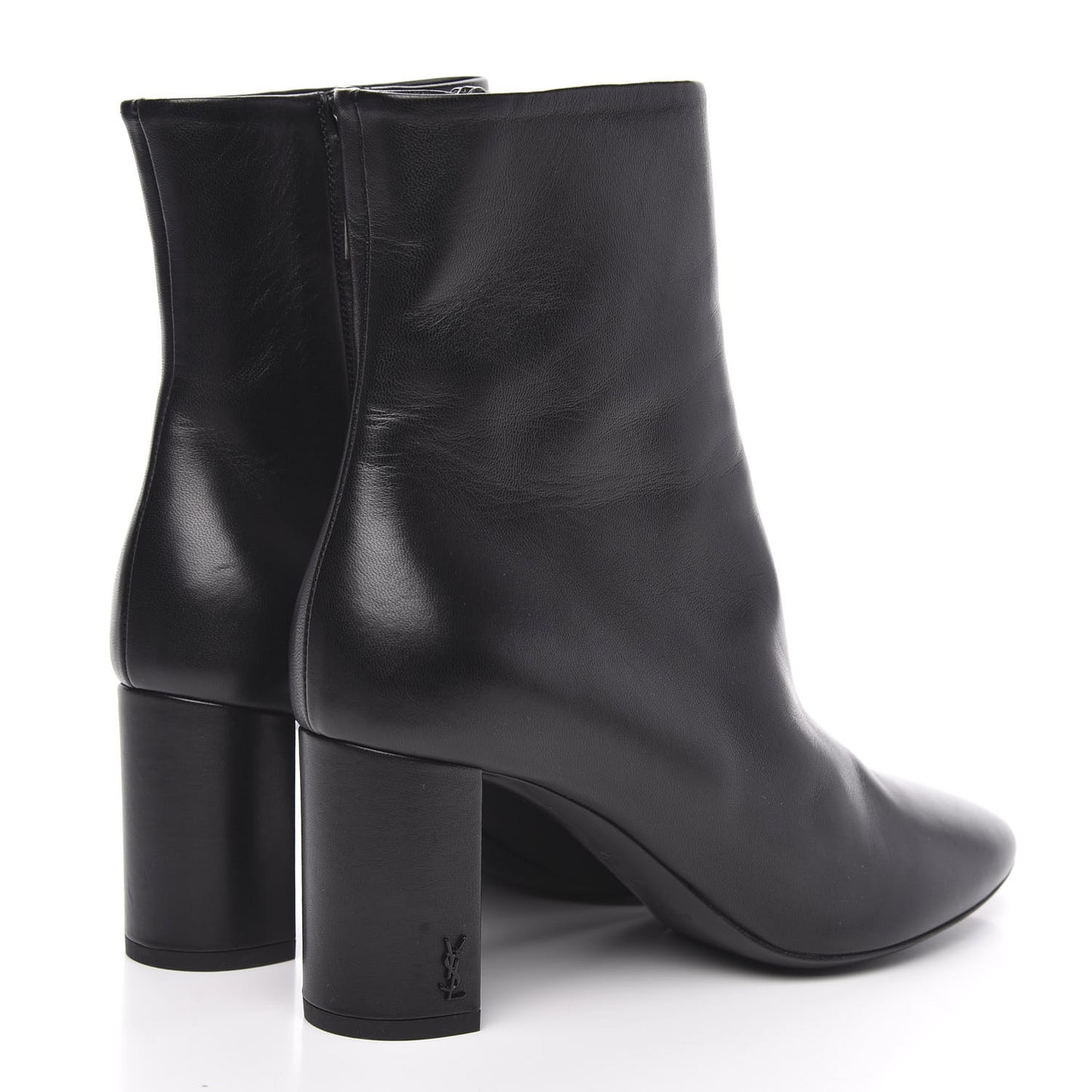 Nappa Vendome Loulou Ankle Zip Boot 39.5 Black