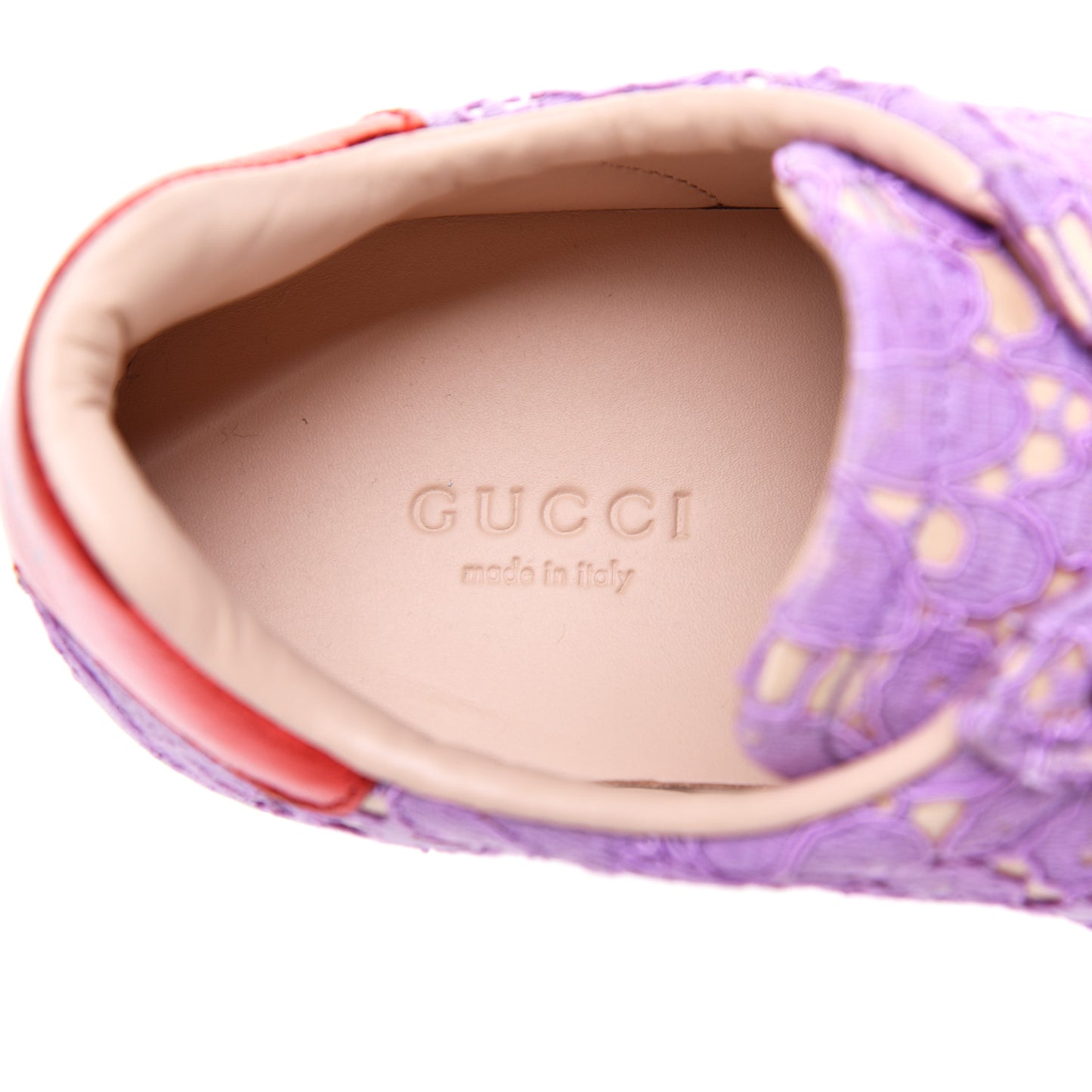Lace Crystal Sylvie Web Flower Leaf Womens Ace Sneakers 36.5 Wisteria Perfect Pink