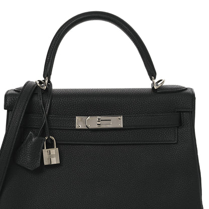Hermes Togo Kelly Retourne 28 Black 8 of 13